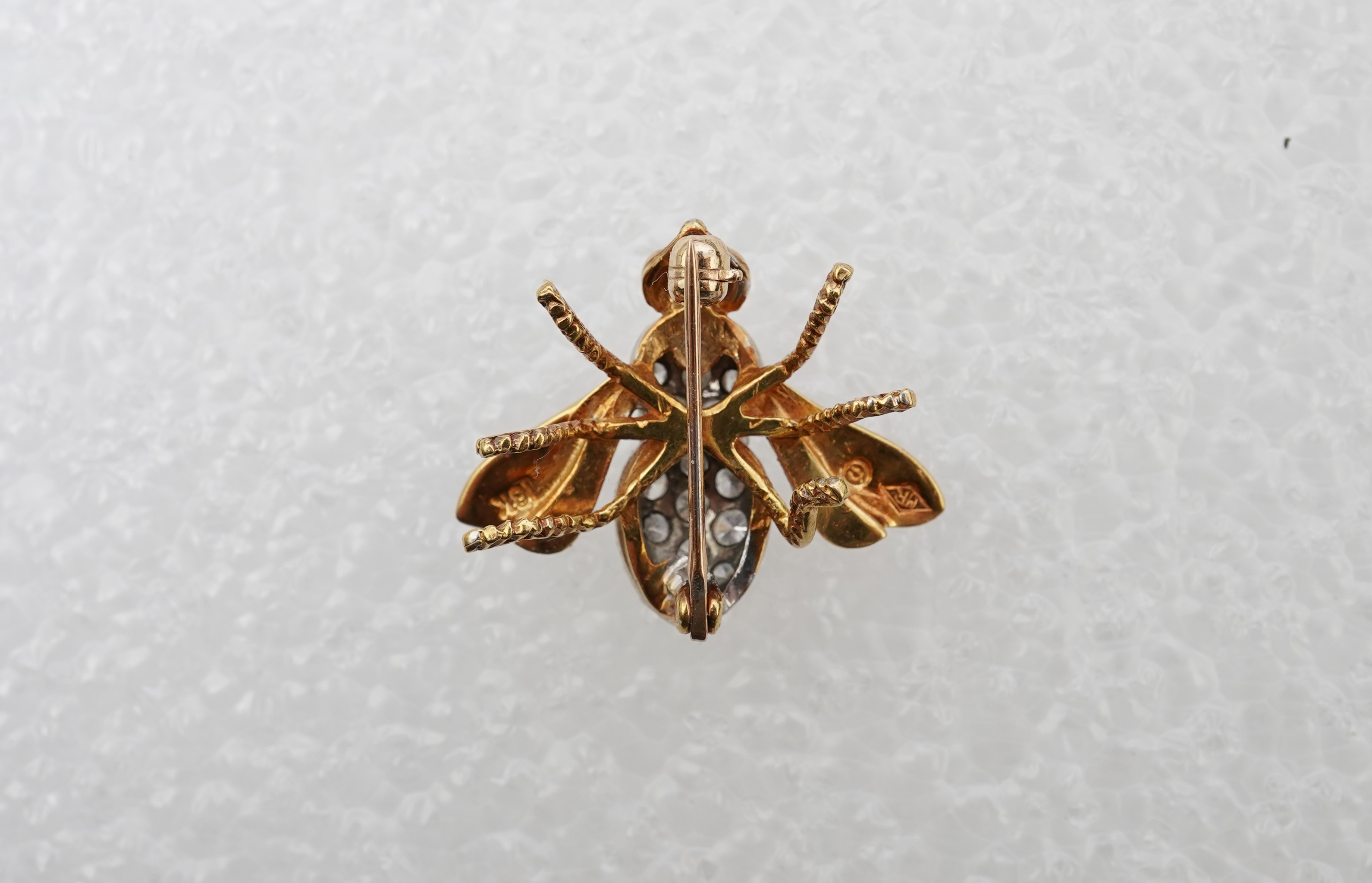 A diamond novelty brooch, 1960s